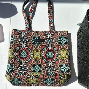 Vera Bradley Multicolor Patterned Tote Bag